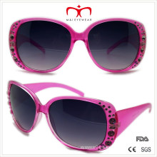 Plastic Ladies Rhinestone Sunglasses (WSP508365)
